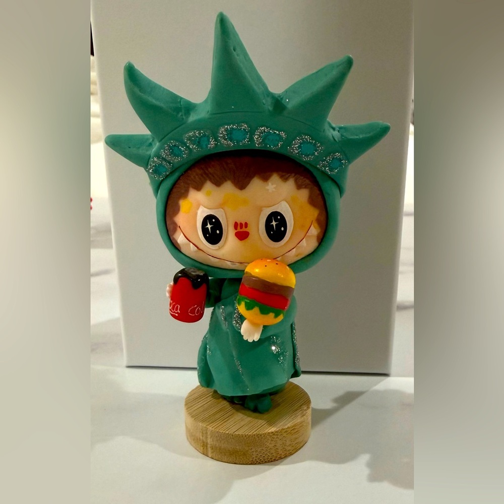 Mokoko Statue of Liberty figure. Handmade